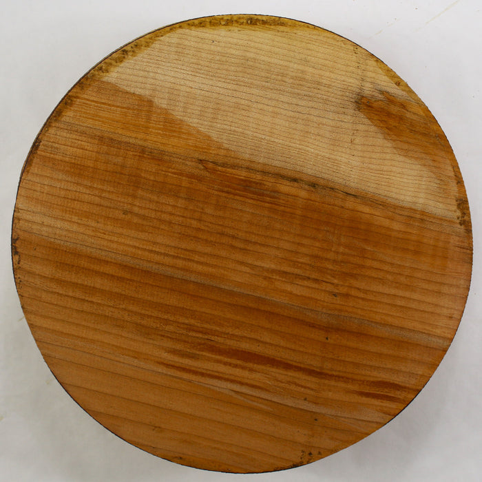 Maple Flame Round, 2A+ Figured, 12" x 3.5" Thick - Stock #40106
