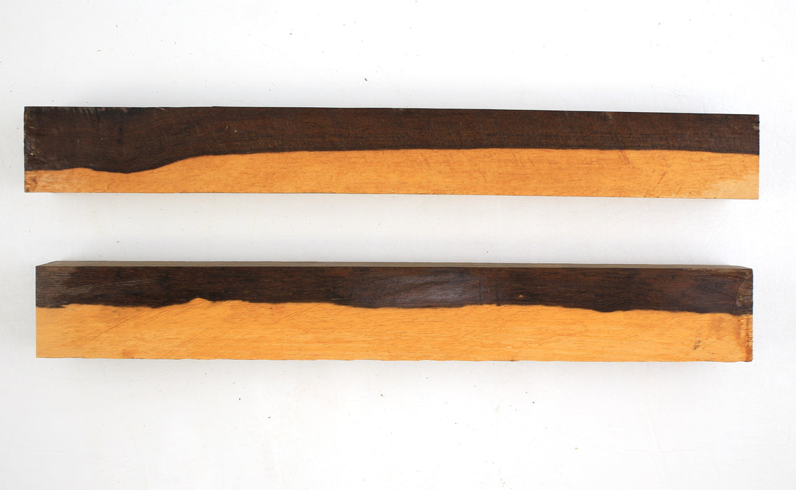 2 Katalox (Mexican Ebony) Spindles 1.6" x 13.1" Long - Stock #40631