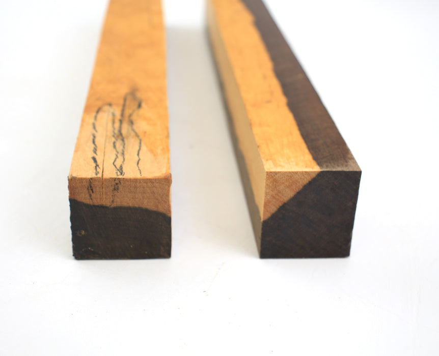 2 Katalox (Mexican Ebony) Spindles 1.6" x 13.1" Long - Stock #40631