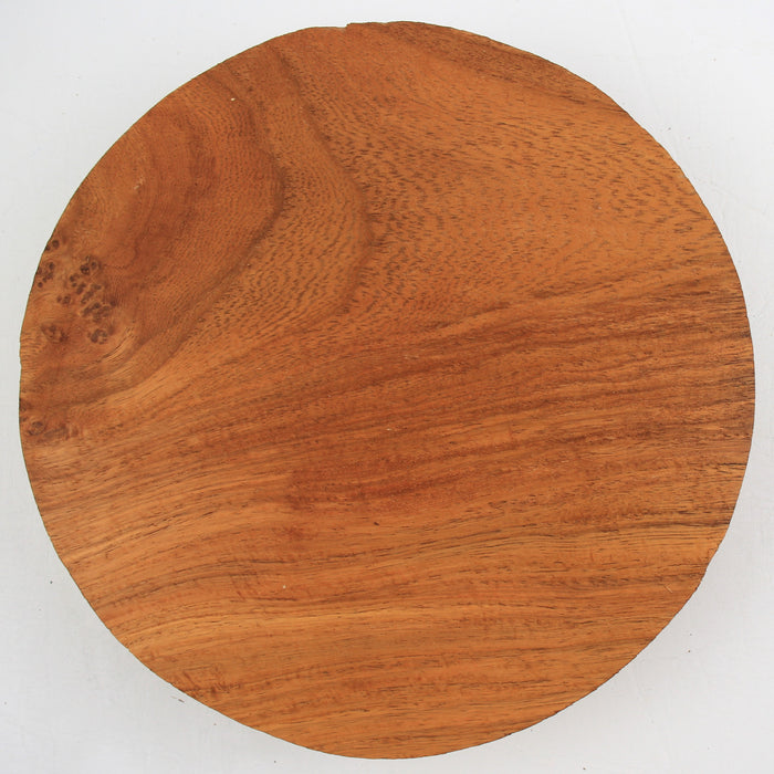 Narra Round, 9" x 2" Thick - Stock #40590