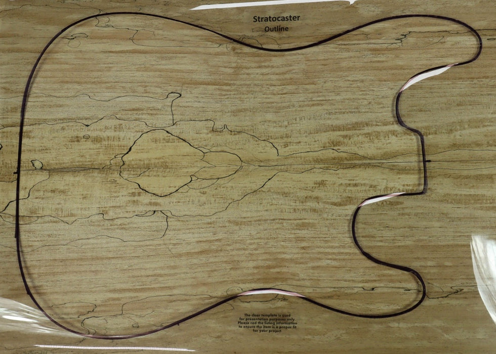 Spalted Maple Guitar set, 0.25" thick (2A Figured) - Stock# 2-8635