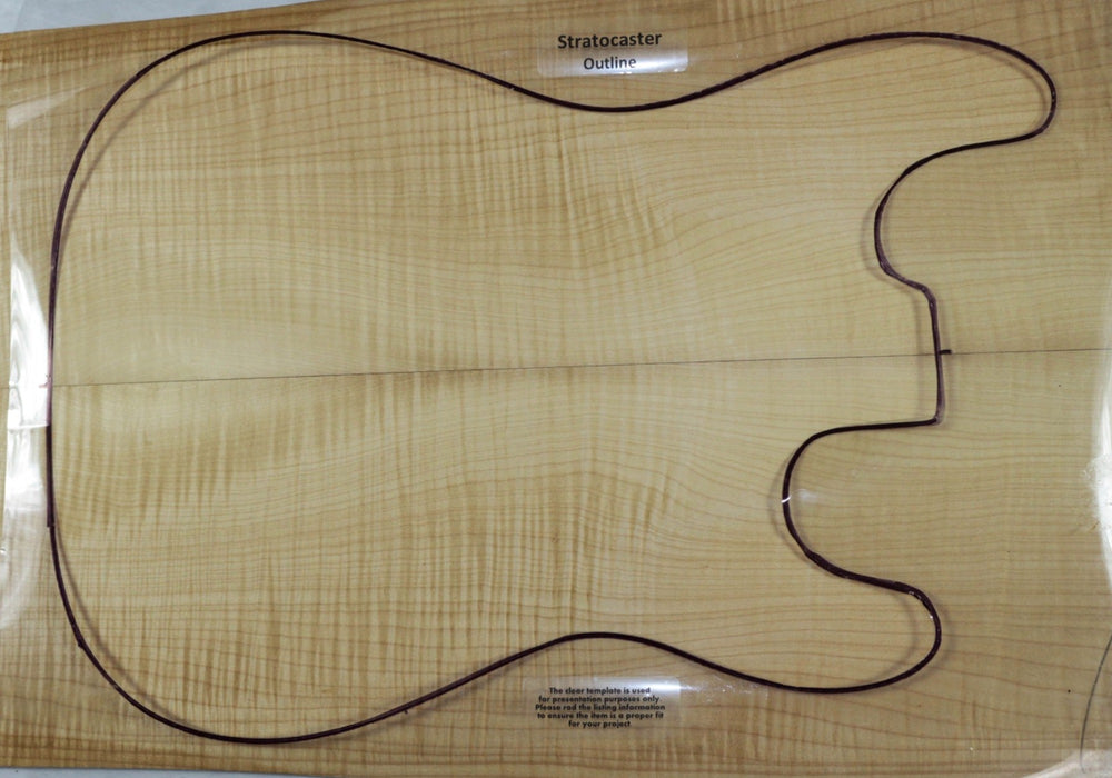 Maple Flame Guitar set, 0.25" thick (+3A FIGURED) - Stock# 2-9721