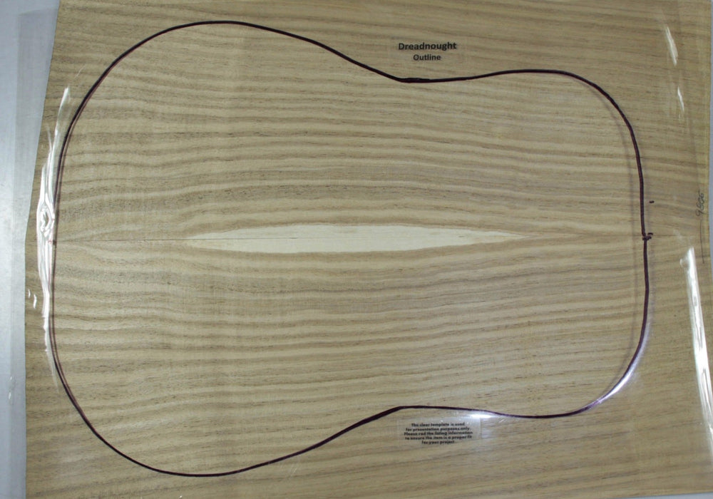 Japanese Walnut Guitar set, 0.17" thick - Stock# 2-9806