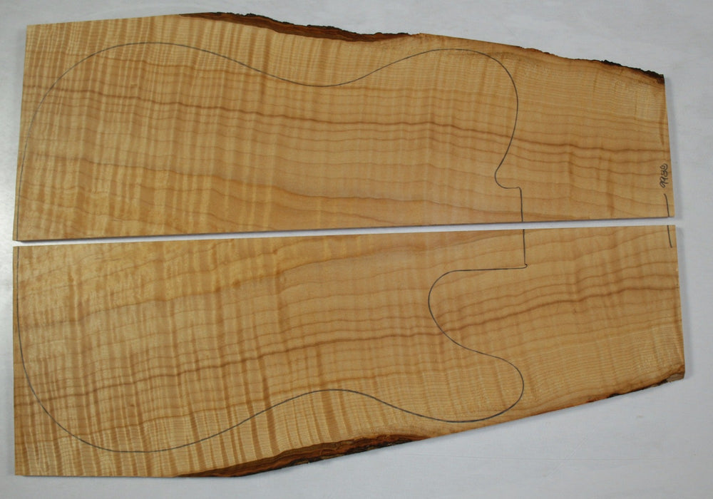 Maple Flame Guitar set, 0.27" thick (+3A FIGURED) - Stock# 2-9988