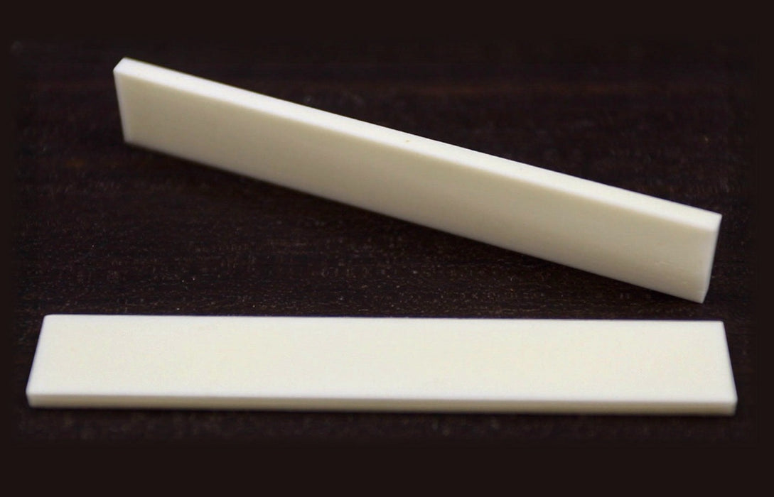Bleached Bone Saddle for Electric & Acoustic Guitars (71.5x11x2.3mm)