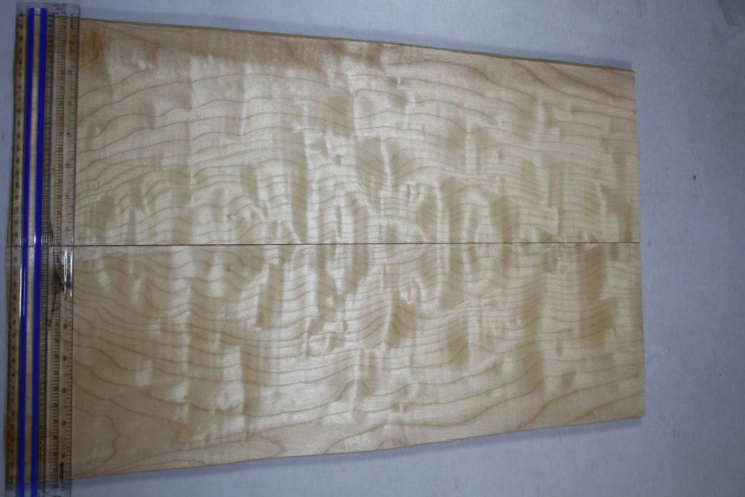Maple Quilt pieces, 0.22" thick (3A Figured) - Stock# 3-0083