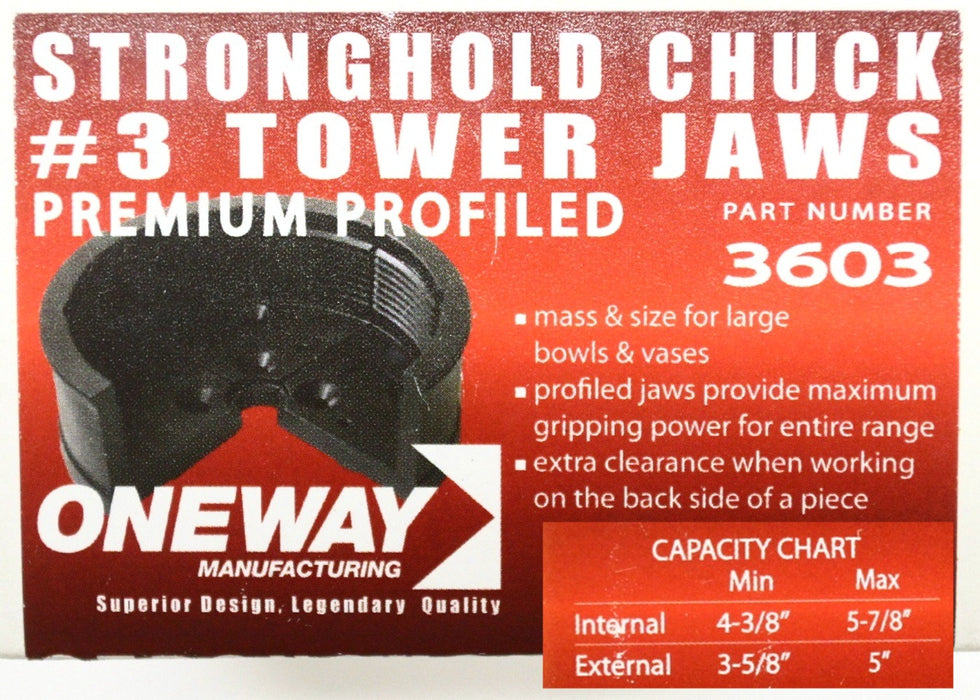 Oneway Tower Jaws (#3) for Stronghold Chuck