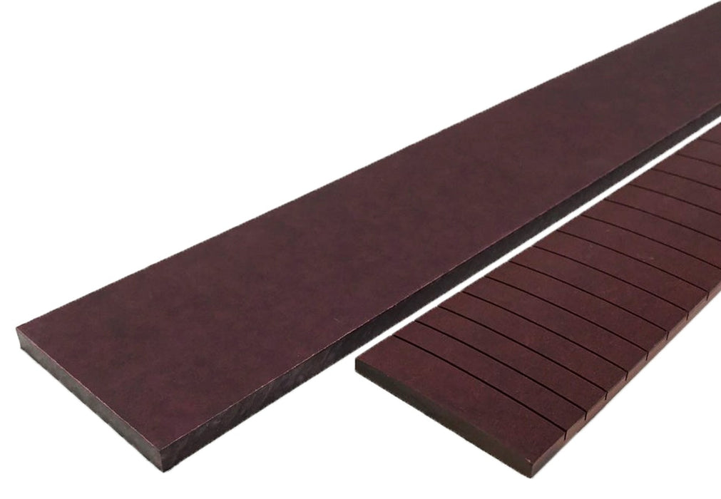 Richlite Redstone Guitar Fingerboard, 20" long, unslotted