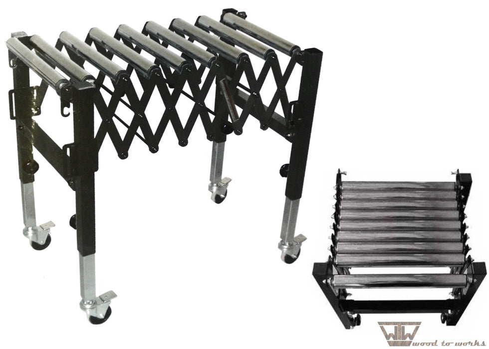 SuperMax Expandable Roller Conveyor